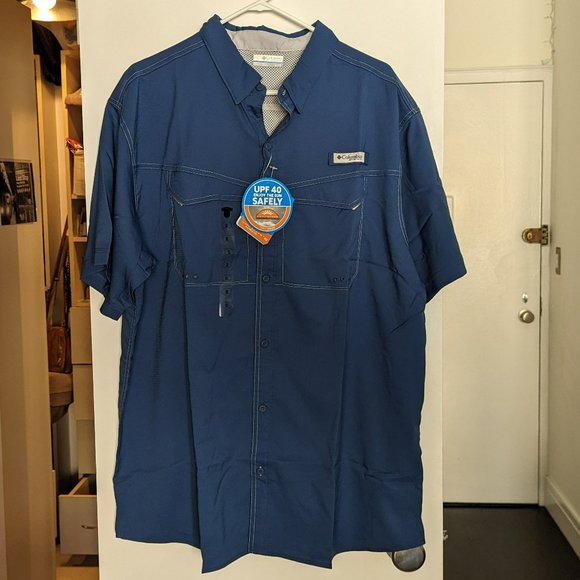Columbia Men's PFG Low Drag Offshore™ Short Sleeve Shirt - Picture 1 of 3